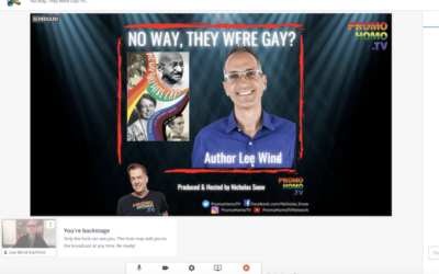 I’m Interviewed On the Nicholas Snow Show on PromoHomo.TV about “No Way, They Were Gay?”!