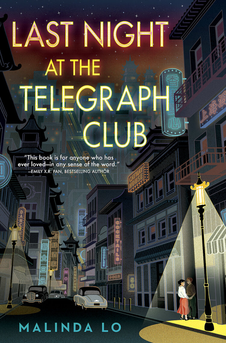 Cover of Malinda Lo's "Last Night at the Telegraph Club"