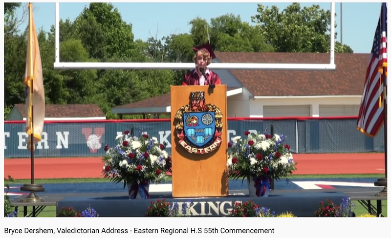 Bryce Dershem Gives the Queer-Positive, Mental Health-Aware Valedictorian Speech His High School Administration Tried To Silence