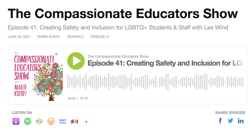 I’m a guest on “The Compassionate Educators Show” podcast!