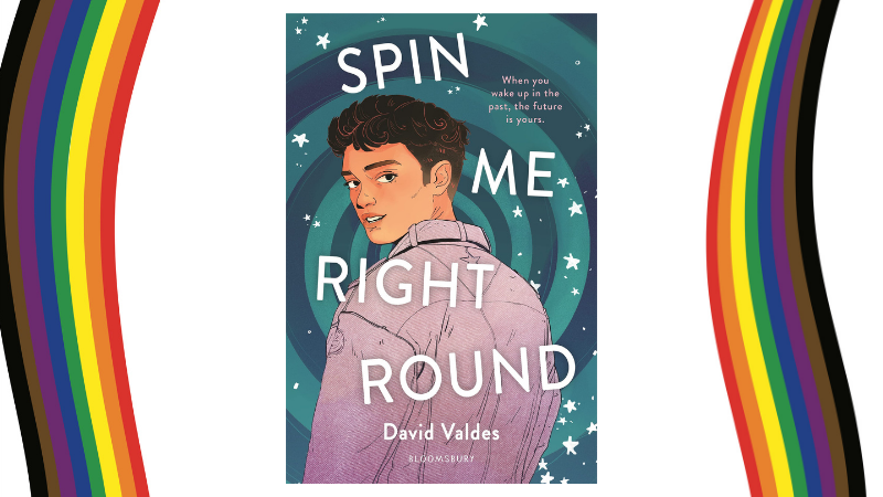 Spin Me Right Round – A Queer YA Time Travel Adventure, Where Luis, super out and Gay in 2020s, travels back in time to the closeted 1980s where he may just have broken up his parents’ relationship… before he gets the chance to be born.