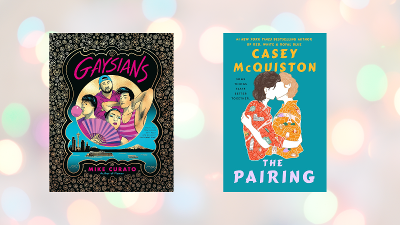 The Covers of GAYSIANS by Mike Curato and THE PAIRING by Casey McQuiston