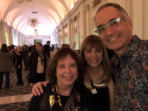 A photo from February 2019 of (from left to right) Jane, her daughter Heidi who I’m also blessed to be friends with, and me, at the SCBWI Golden Kite Awards in New York City.