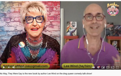 “Amber Live!” – I’m a guest on the drag queen comedy talk show!