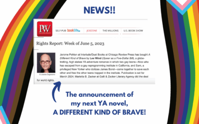 Publishers Weekly Announces My Next YA Novel – A Different Kind of Brave!