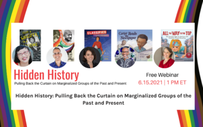 Join Me and Paula Yoo, Don Tate, Natasha Donovan, and Annette Bay Pimentel on June 15, 2021 for a Free Panel Discussion on Hidden History – and the Books for Kids and Teens that Re-Write Us All Into History