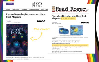 The Horn Book shows “Red and Green and Blue and White” some love! (A Starred Review, and More…)