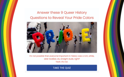 A Fun Way To Celebrate LGBTQIA2+ Pride This June: Take the Queer History Quiz to Reveal Your Pride Colors