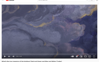 The “Red and Green and Blue and White” Book Trailer!