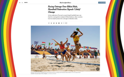 The Sexist “Bikini Rule” for Women’s Handball (and Sexists Outfit Rules for Gymnastics, and Other Sports, Too)