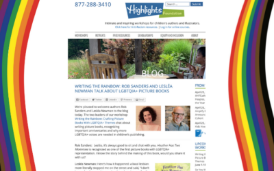 “Writing the Rainbow” – a Highlights Foundation Class about writing LGBTQ Picture Books that I’m really excited about